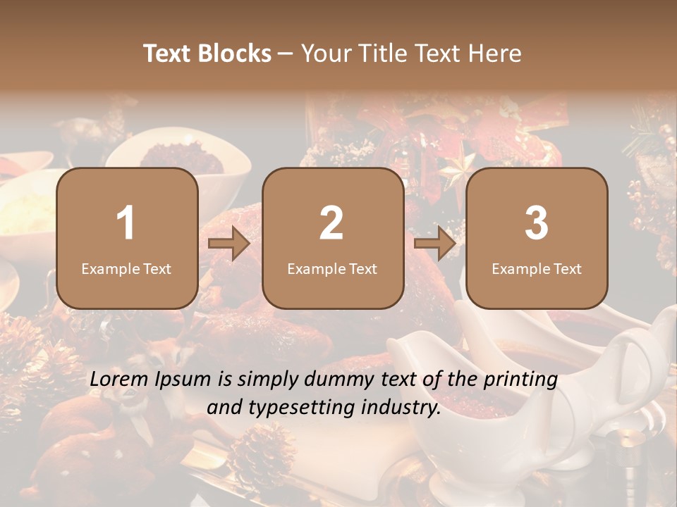Vianoce Jedlo PowerPoint Template