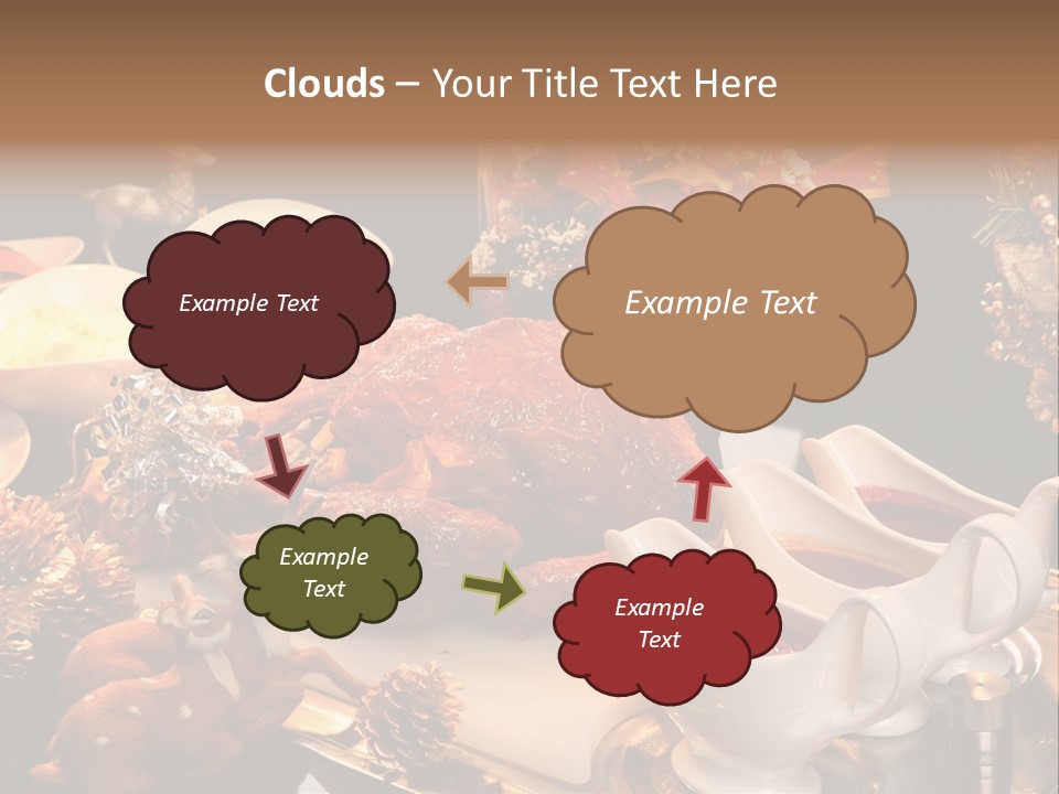 Vianoce Jedlo PowerPoint Template