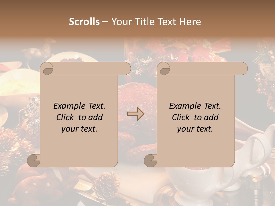 Vianoce Jedlo PowerPoint Template