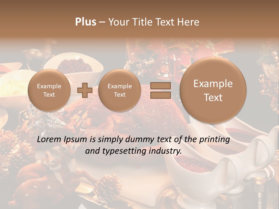 Vianoce Jedlo PowerPoint Template