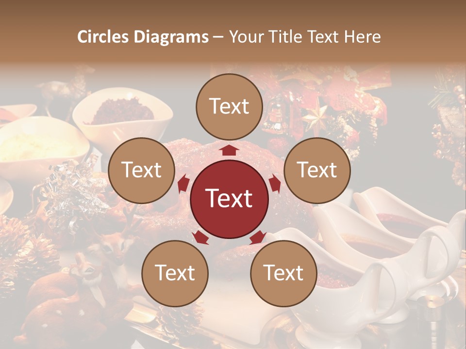 Vianoce Jedlo PowerPoint Template