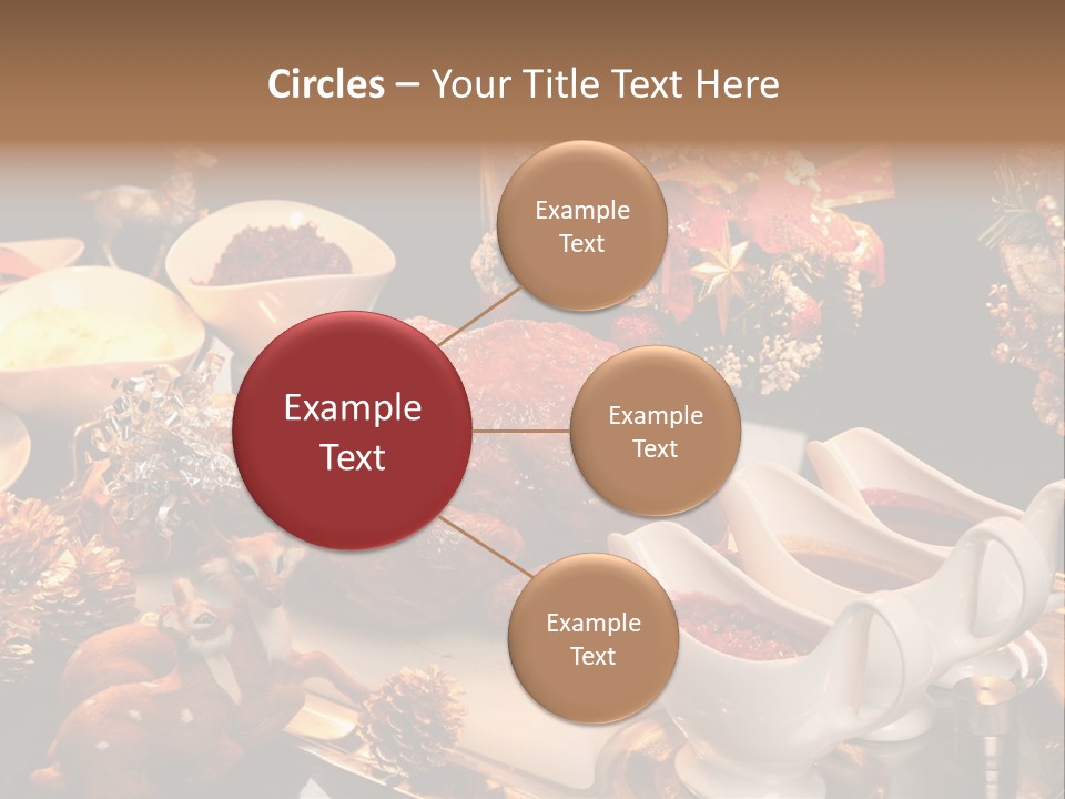 Vianoce Jedlo PowerPoint Template