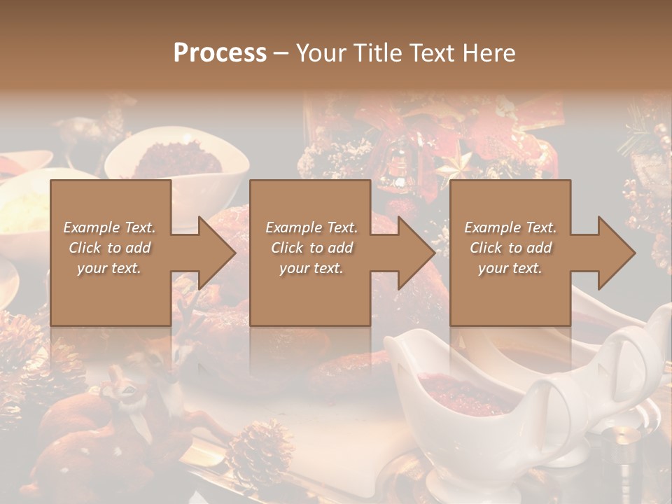 Vianoce Jedlo PowerPoint Template