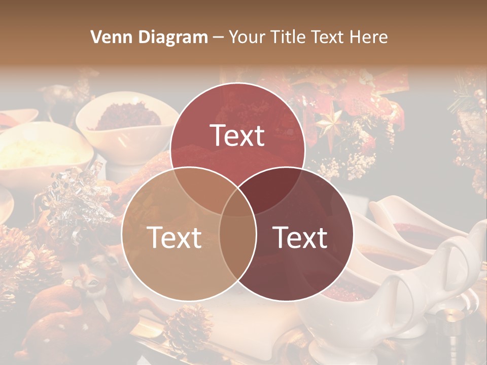 Vianoce Jedlo PowerPoint Template