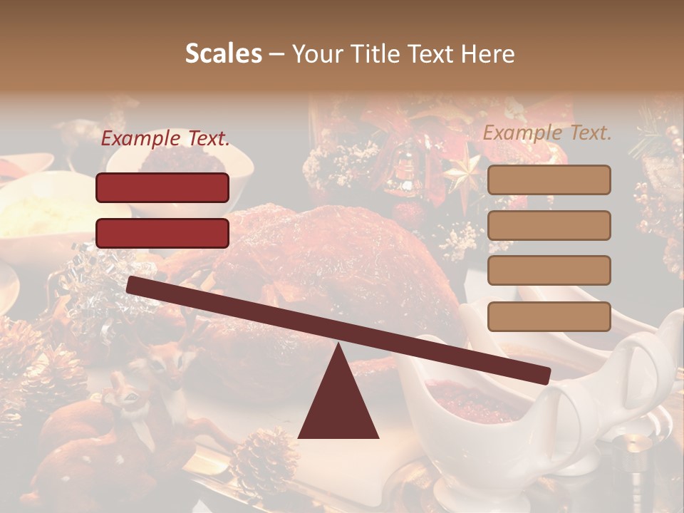 Vianoce Jedlo PowerPoint Template
