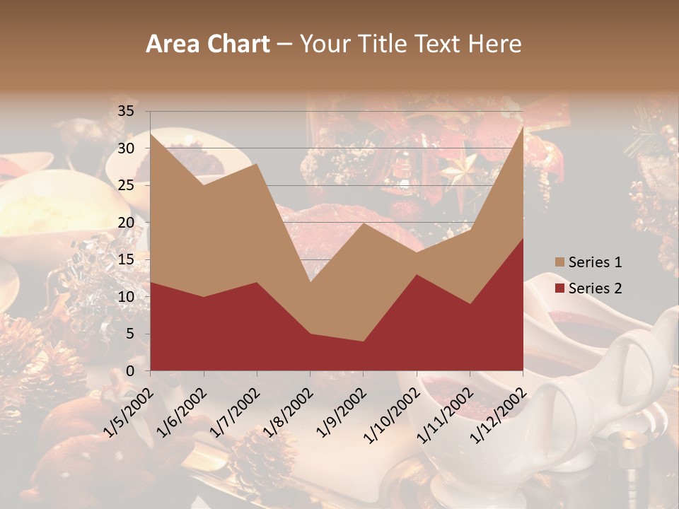 Vianoce Jedlo PowerPoint Template