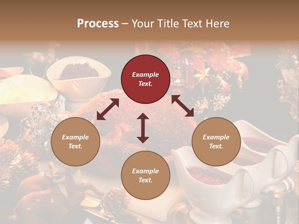 Vianoce Jedlo PowerPoint Template