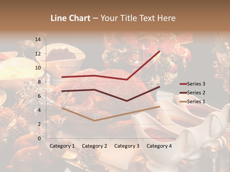 Vianoce Jedlo PowerPoint Template