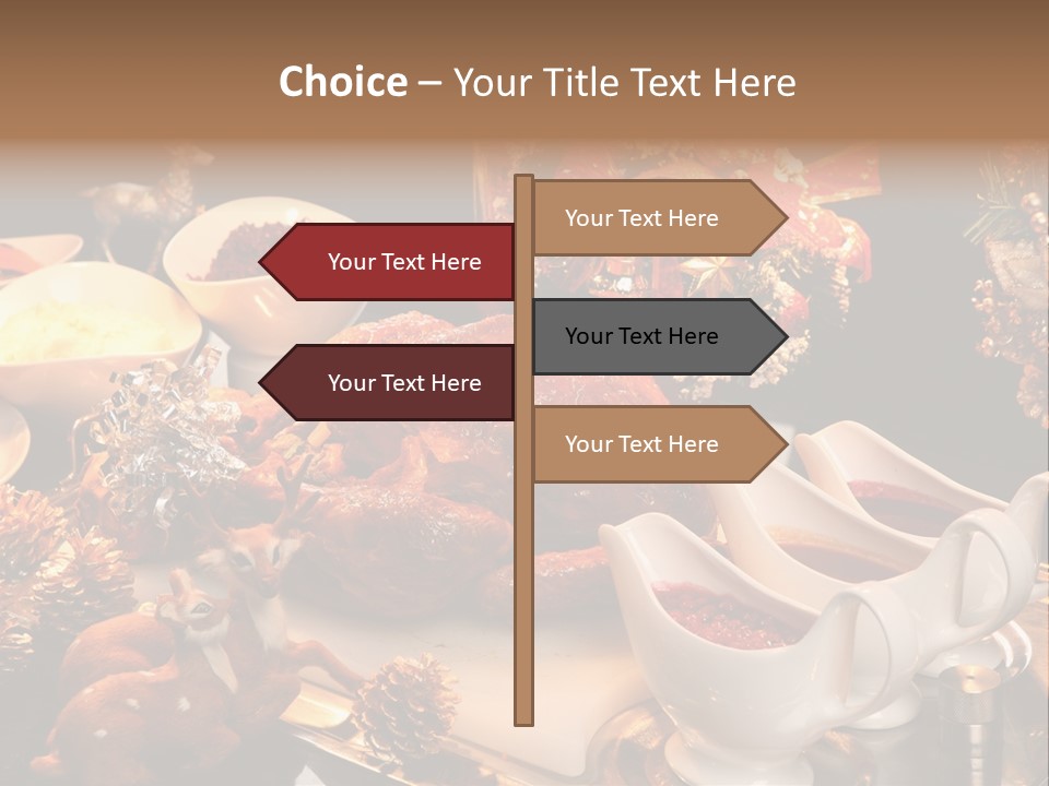Vianoce Jedlo PowerPoint Template