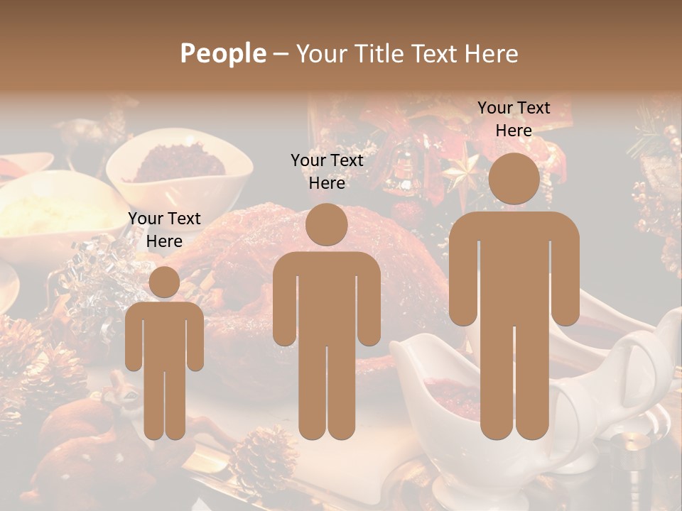 Vianoce Jedlo PowerPoint Template