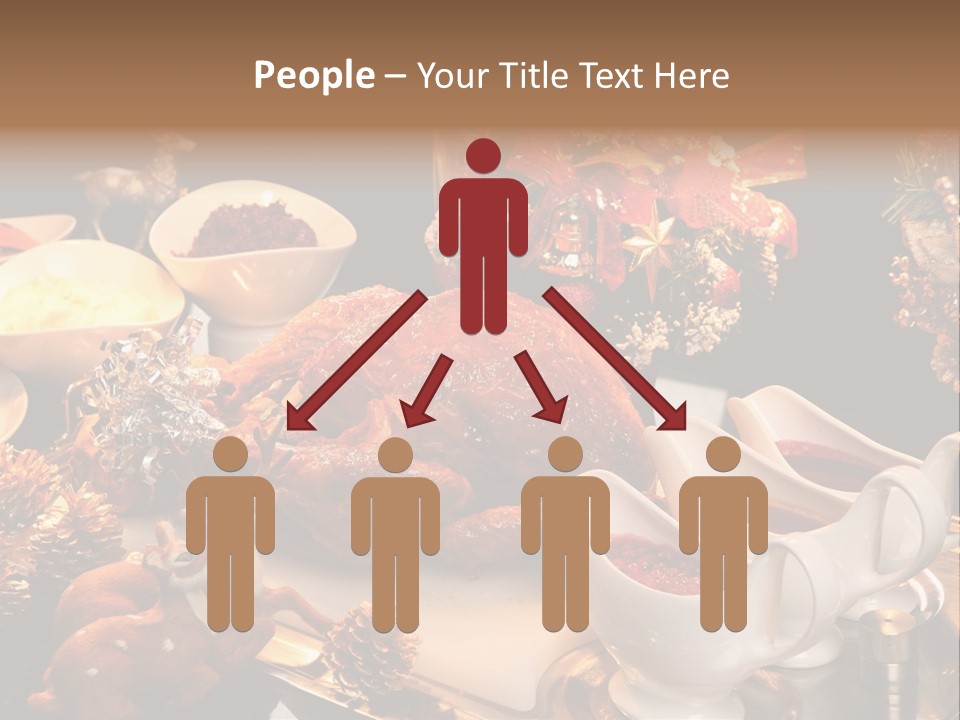 Vianoce Jedlo PowerPoint Template