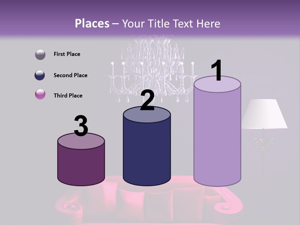 Pink Couch PowerPoint Template