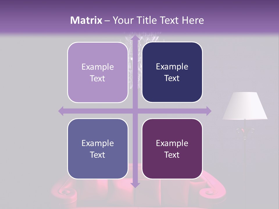 Pink Couch PowerPoint Template