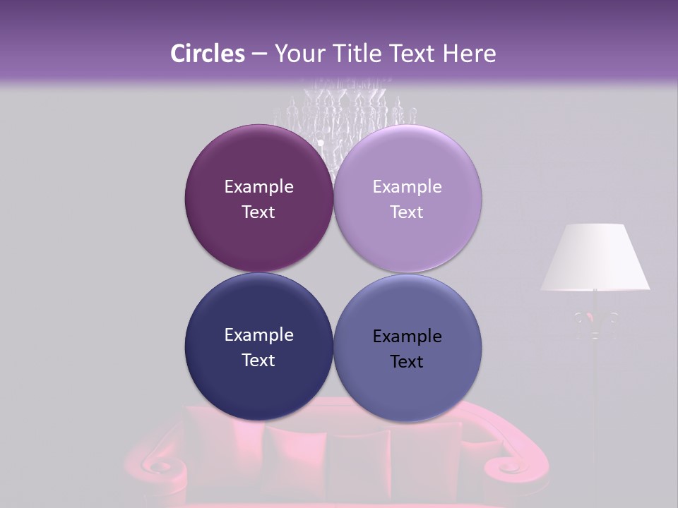 Pink Couch PowerPoint Template