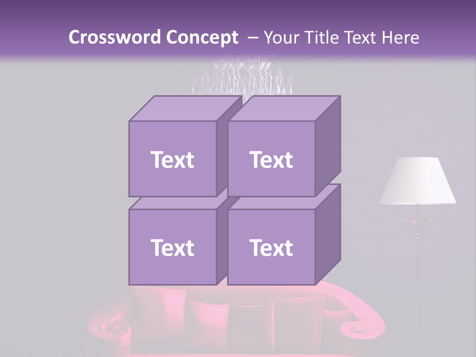 Pink Couch PowerPoint Template