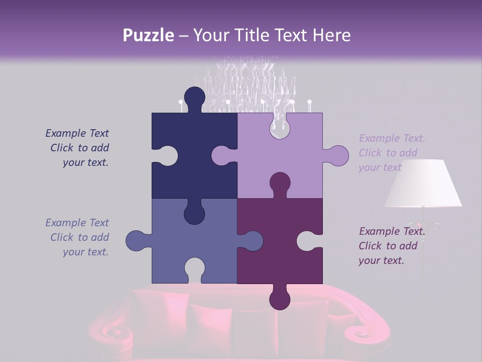 Pink Couch PowerPoint Template