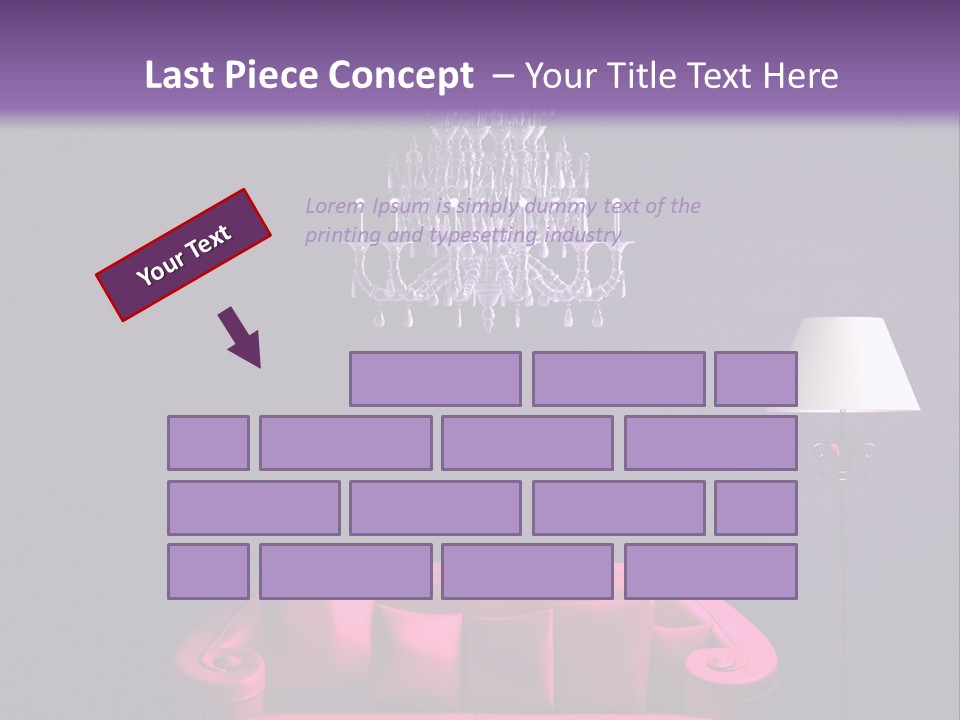 Pink Couch PowerPoint Template