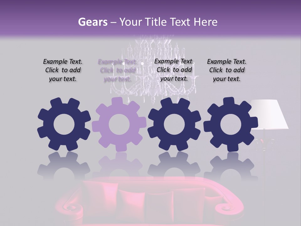 Pink Couch PowerPoint Template