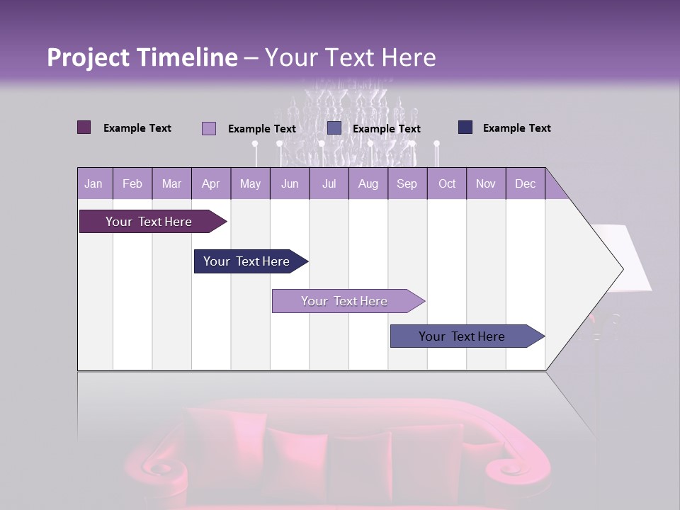 Pink Couch PowerPoint Template