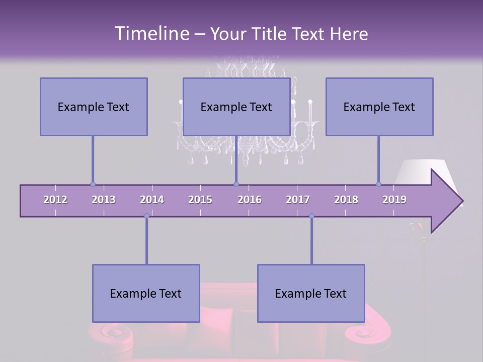 Pink Couch PowerPoint Template