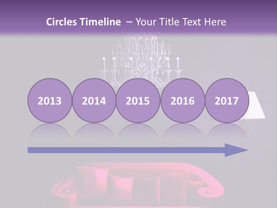 Pink Couch PowerPoint Template