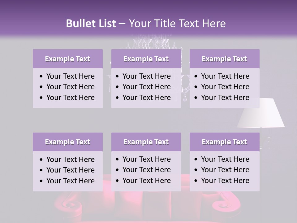 Pink Couch PowerPoint Template