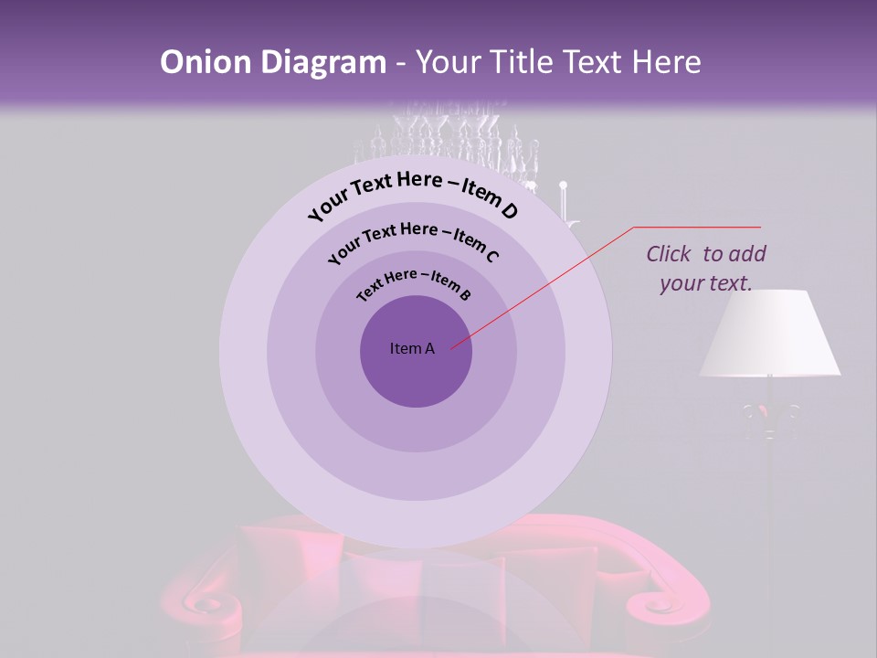 Pink Couch PowerPoint Template