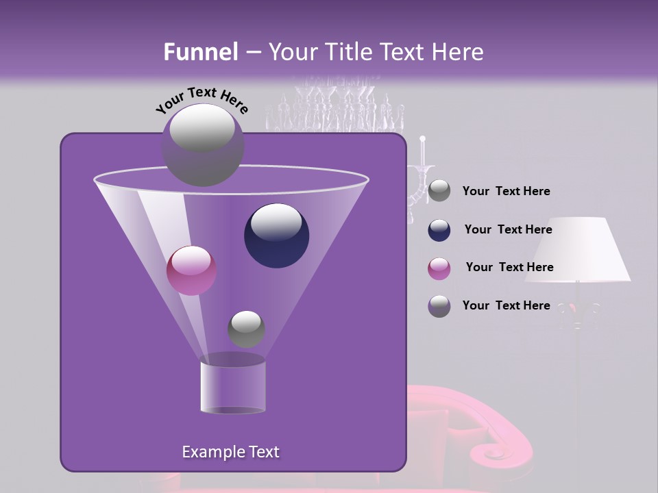 Pink Couch PowerPoint Template