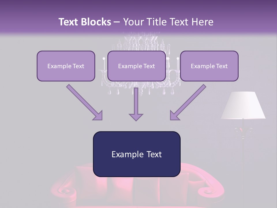 Pink Couch PowerPoint Template