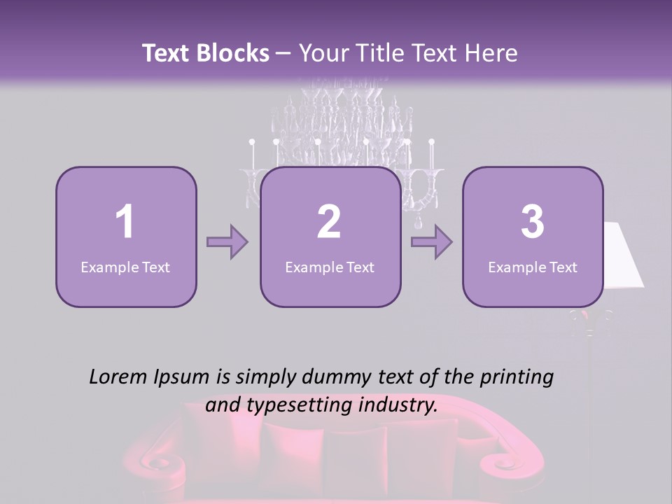 Pink Couch PowerPoint Template