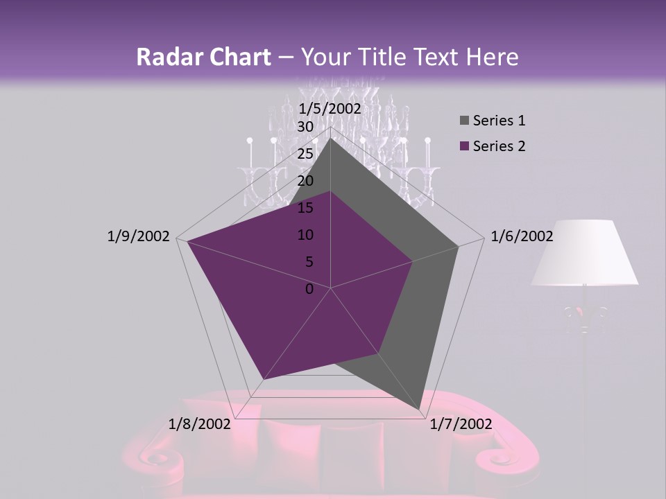 Pink Couch PowerPoint Template