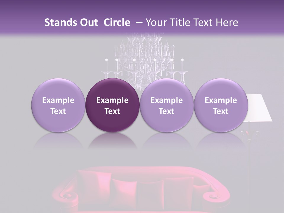 Pink Couch PowerPoint Template