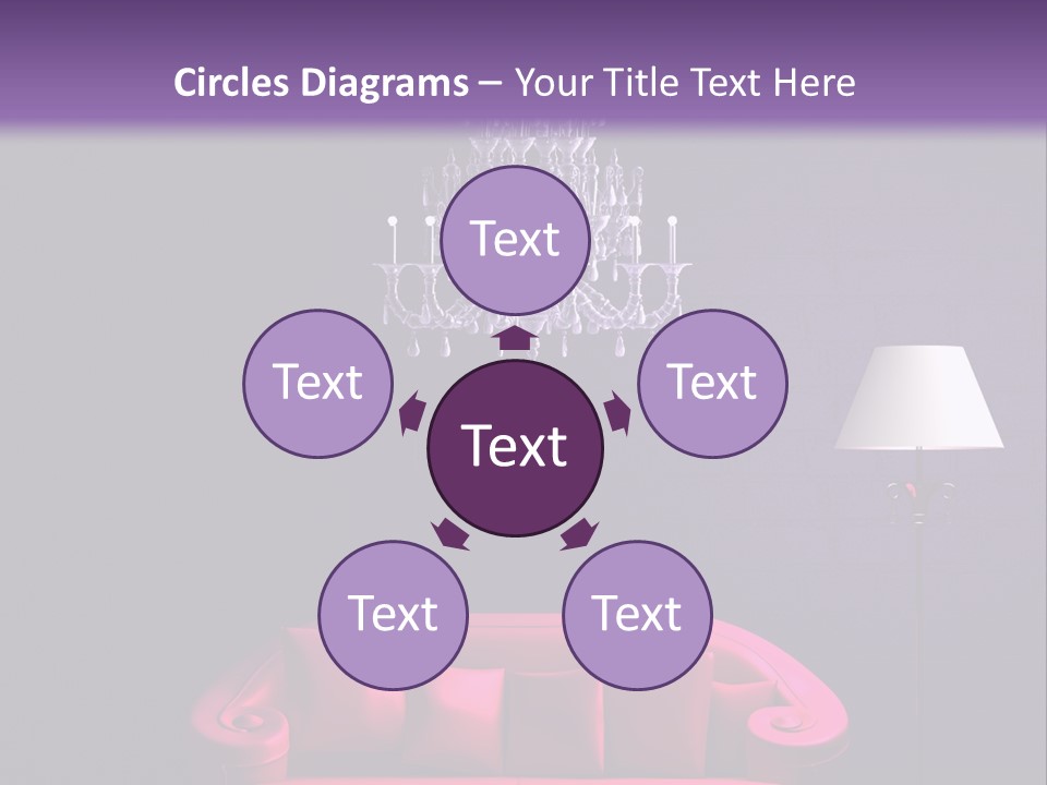 Pink Couch PowerPoint Template
