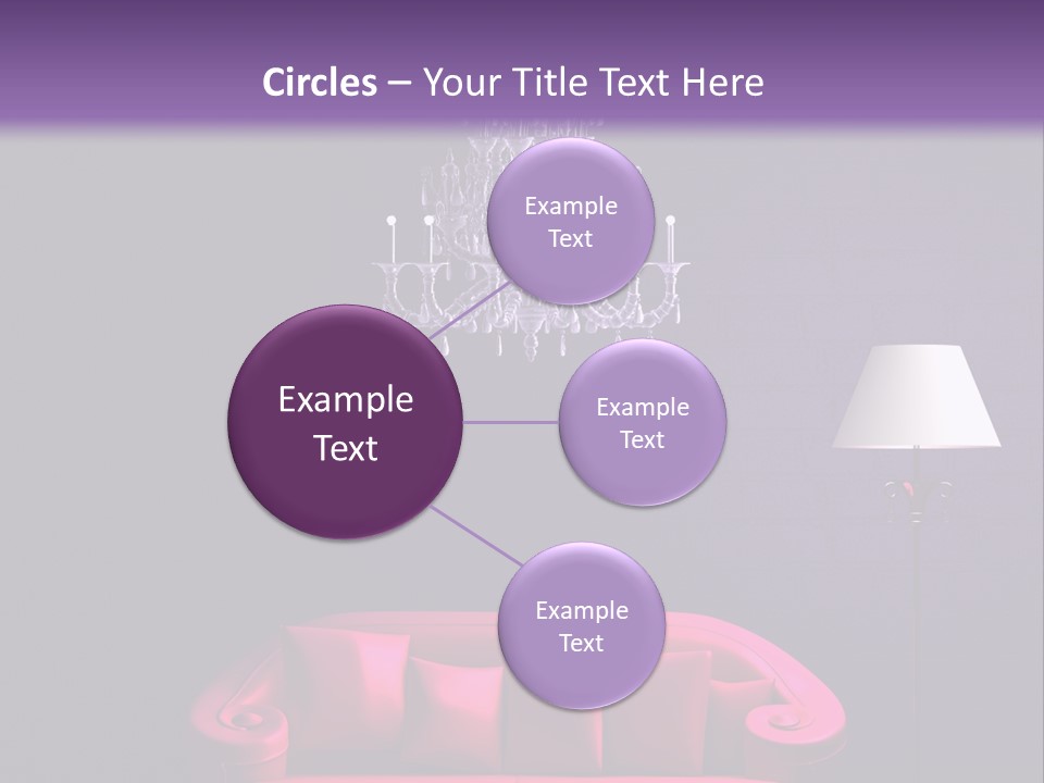Pink Couch PowerPoint Template
