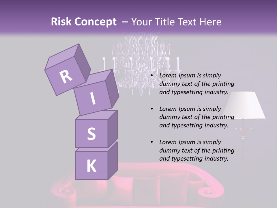 Pink Couch PowerPoint Template