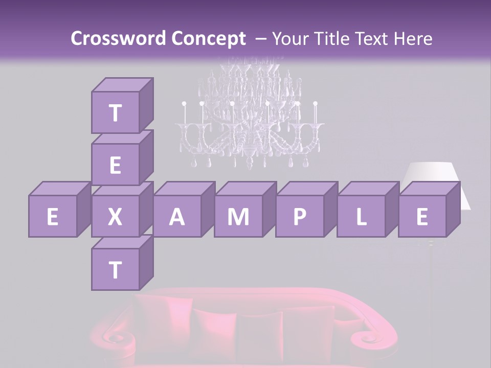 Pink Couch PowerPoint Template