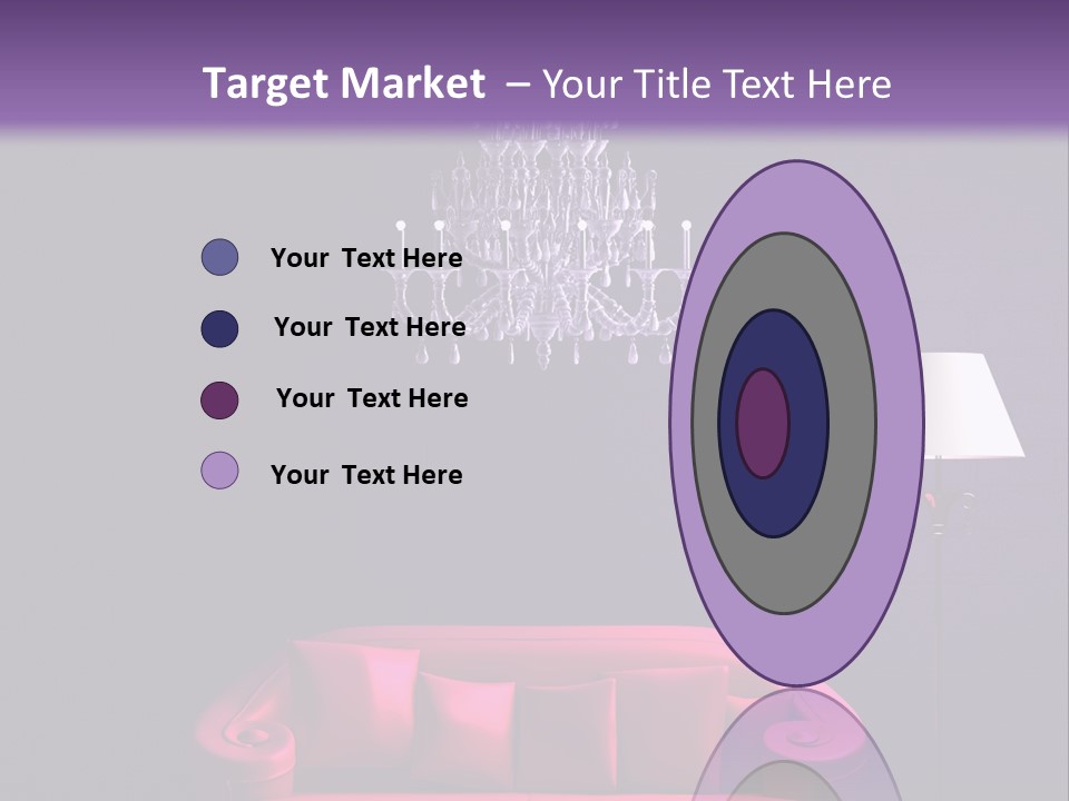 Pink Couch PowerPoint Template