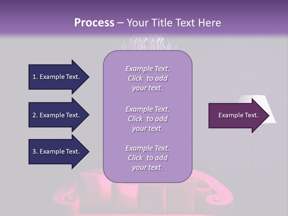 Pink Couch PowerPoint Template