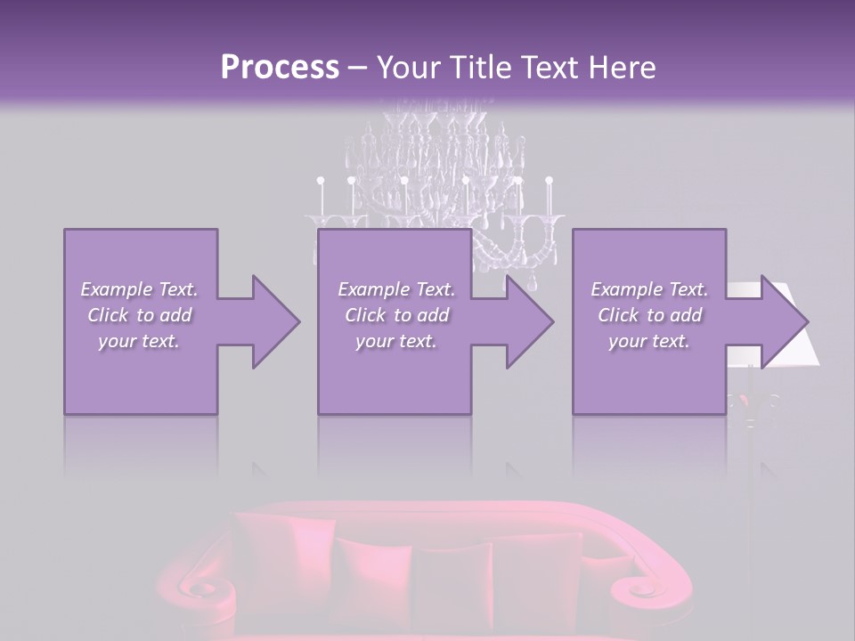 Pink Couch PowerPoint Template
