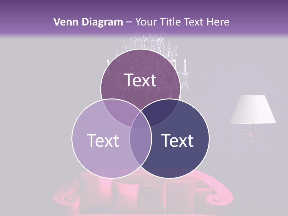 Pink Couch PowerPoint Template