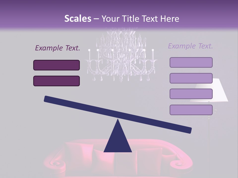 Pink Couch PowerPoint Template