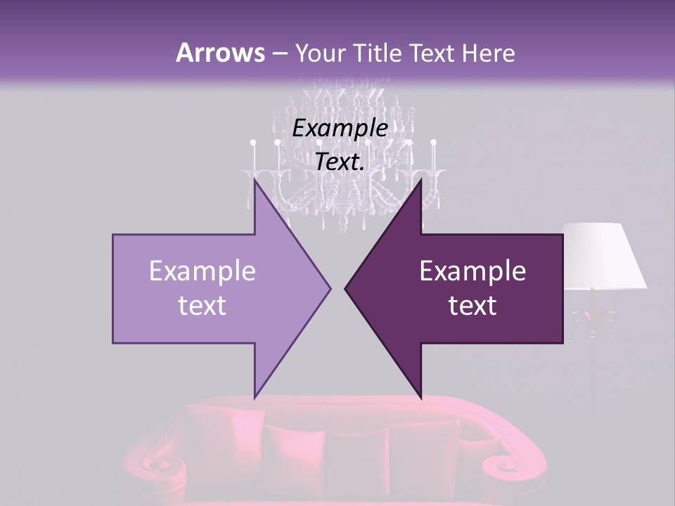 Pink Couch PowerPoint Template