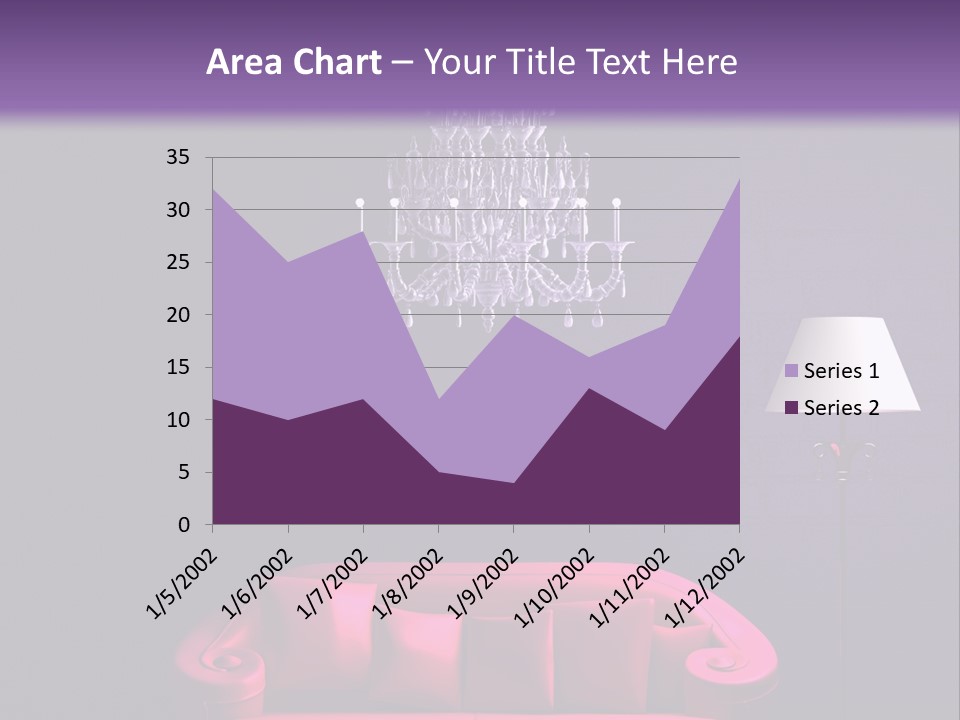 Pink Couch PowerPoint Template