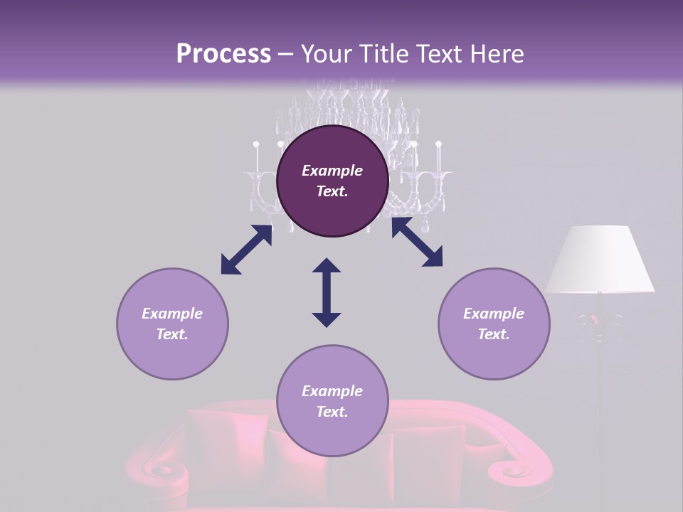 Pink Couch PowerPoint Template