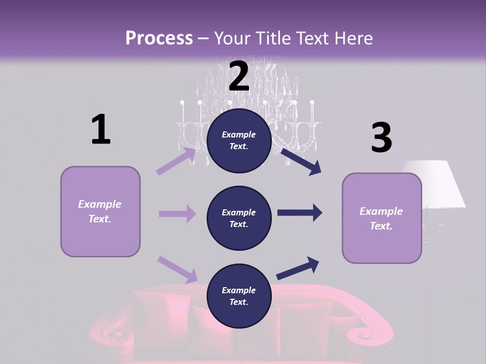 Pink Couch PowerPoint Template