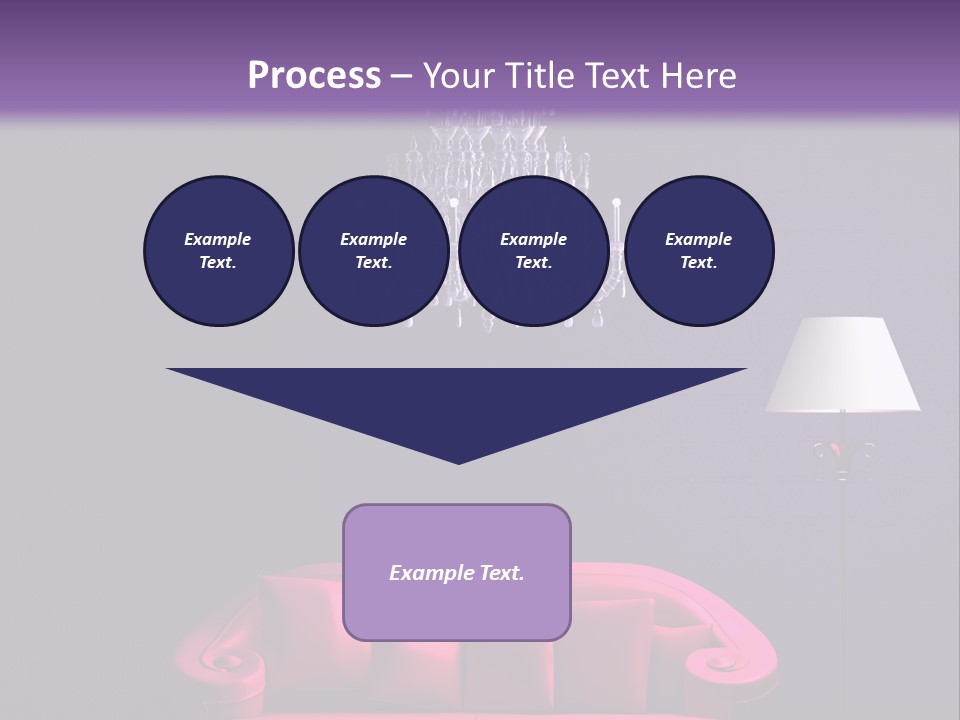 Pink Couch PowerPoint Template