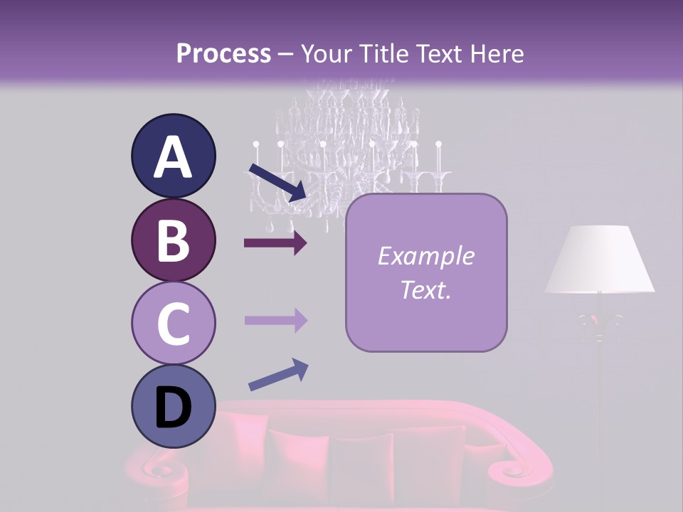 Pink Couch PowerPoint Template