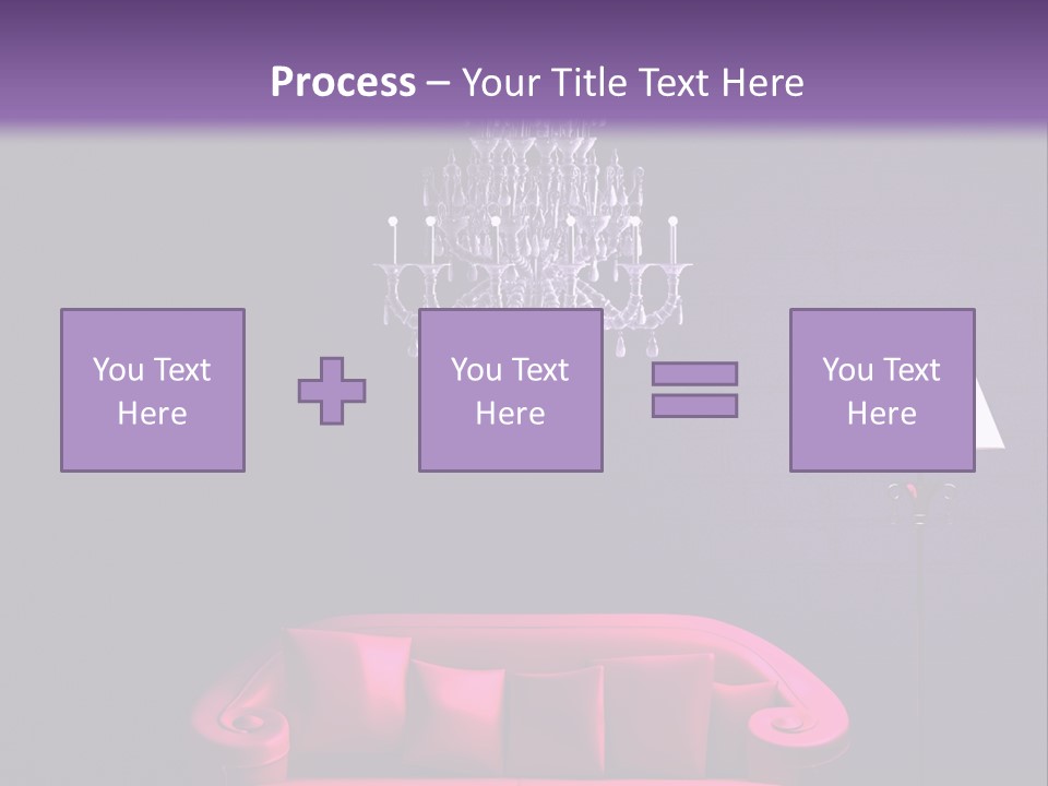 Pink Couch PowerPoint Template