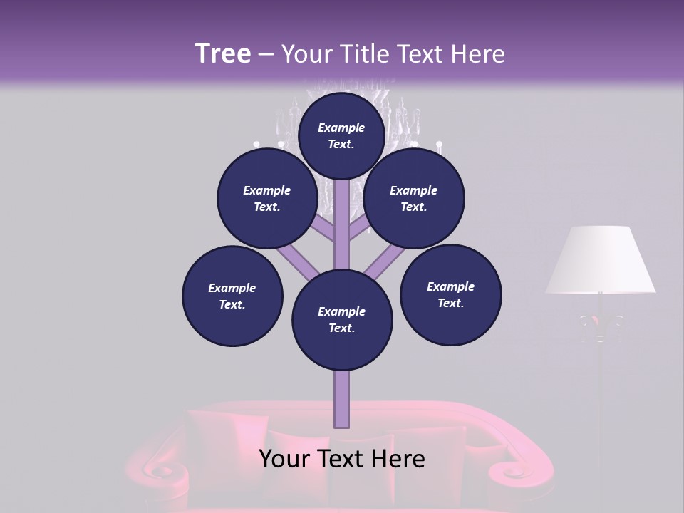 Pink Couch PowerPoint Template