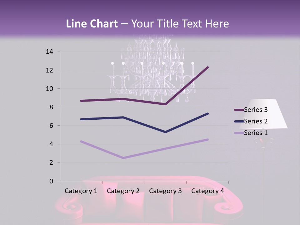 Pink Couch PowerPoint Template